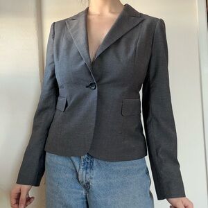 The Limited Charcoal Blazer